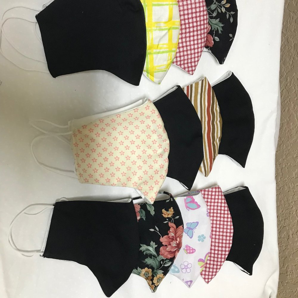 13 for $50 Face Masks lot cotton elastic ear-loop - Picture 5 of 10